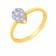 Mine Diamond Studded Casual Gold Ring R60961MP