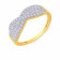 Mine Diamond Studded Casual Gold Ring R61076MP