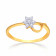 Mine Diamond Studded Casual Gold Ring R651119