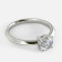 Mine Solitaire White Gold Ring Mount R651334BW