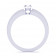 Mine Solitaire Platinum Ring Mount R651387P