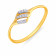 Mine Diamond Studded Casual Gold Ring R651983