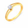 Mine Diamond Studded Casual Gold Ring R72116