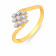 Mine Diamond Studded Casual Gold Ring R73482