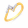 Mine Diamond Studded Bands Gold Ring R73695
