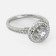 Mine Solitaire White Gold Ring Mount R76372W