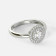 Mine Solitaire White Gold Ring Mount RG39143W