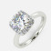 Mine Solitaire White Gold Ring Mount RG43585EW
