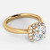 Mine Solitaire Yellow Gold Ring Mount RG43585EY