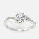 Mine Solitaire White Gold Ring Mount RG43609W