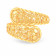 Malabar 22 KT Gold Studded Broad Ring RGCOVM0015
