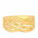 Malabar 22 KT Gold Studded Broad Ring RGCOVM0046