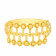 Malabar 22 KT Gold Studded Casual Ring RGCOVM0059