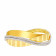 Malabar 22 KT Two Tone Gold Studded Bands Ring RGCOVM0067