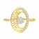 Malabar 22 KT Gold Studded Casual Ring RGDZ11196A