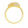 Malabar 22 KT Gold Studded Casual Ring RGDZ11334A
