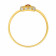 Malabar 22 KT Gold Studded Casual Ring RGDZHRN022
