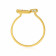 Malabar 22 KT Gold Studded Casual Ring RGDZHRN033