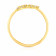 Malabar 22 KT Gold Studded Casual Ring RGDZHRN037