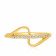 Malabar 22 KT Gold Studded Casual Ring RGDZHRN042