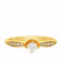 Malabar 22 KT Gold Studded Solitaire Ring RGDZHRN077