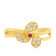 Malabar 22 KT Gold Studded Casual Ring RGDZHRN078
