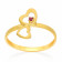 Malabar 22 KT Gold Studded Casual Ring RGDZSK3967A