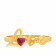 Malabar 22 KT Gold Studded Casual Ring RGDZSK4034A