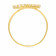 Malabar 22 KT Gold Studded Casual Ring RGDZSK4634A