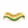 Malabar 22 KT Gold Studded Casual Ring RGDZSUG0003