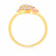 Starlet 22 KT Gold Studded Ring For Kids RGKDDZSG001