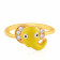 Starlet 22 KT Gold Studded Casual Ring RGKDDZSG010