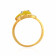 Starlet 22 KT Gold Studded Casual Ring RGKDDZSG010