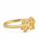 Starlet 22 KT Gold Studded Casual Ring RGKDNOSG011