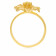 Starlet 22 KT Gold Studded Ring For Kids RGNOBAN032