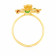 Starlet 22 KT Gold Studded Ring For Kids RGNOBAN033