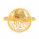 Malabar 22 KT Gold Studded Casual Ring RGNOSA033