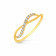 Malabar 22 KT Gold Studded Casual Ring RGSKLR10286