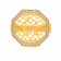 Malabar 22 KT Gold Studded Broad Ring RGSKLR10371