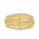 Malabar 22 KT Gold Studded Broad Ring RGSKLR7702