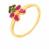 Precia Gemstone Studded Casual Gold Ring RGSNGGM114