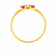 Precia Gemstone Studded Casual Gold Ring RGSNGGM114