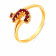 Precia Gemstone Studded Casual Gold Ring RGSNGGM115