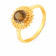 Precia Gemstone Studded Casual Gold Ring RGSNGGM118