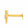 Malabar Gold Screw Nosepin SKYDZNP0105