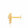 Malabar 22 KT Studded Gold Screw Nosepin SKYDZNP0157