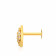 Malabar 22 KT Gold Studded Screw Nosepin SKYDZNP0161