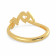 Malabar 22 KT Gold Studded Casual Ring SKYFRDZ026