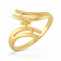 Malabar 22 KT Gold Studded Casual Ring SKYFRDZ032