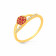 Malabar 22 KT Gold Studded Casual Ring SKYFRDZ044